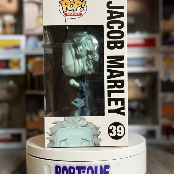 A Christmas Carol Jacob Marley Glow-in-the-Dark Funko Pop! - Picture 2 of 6